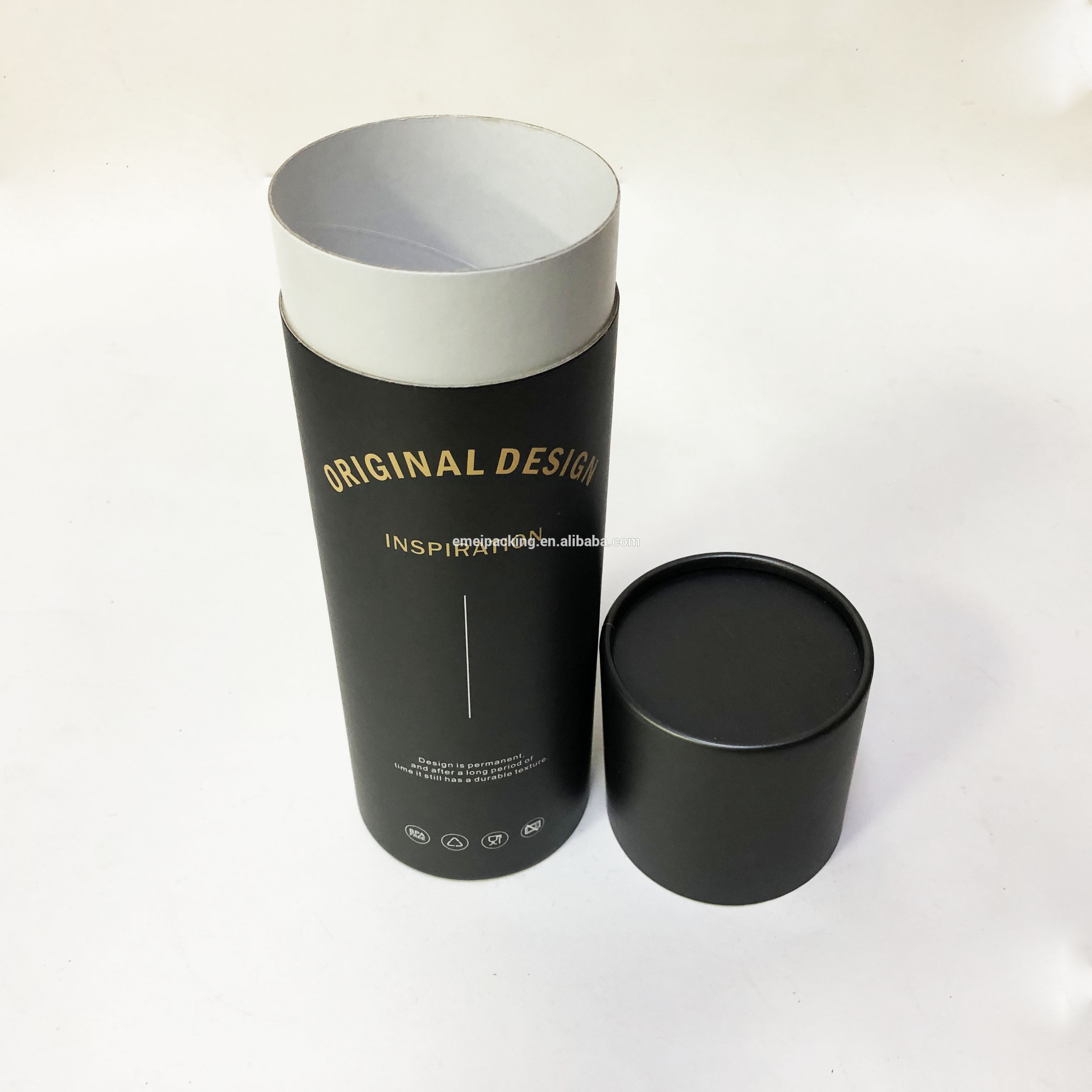 Rolling 157g 3piece Telescope Kraft Tube Packaging