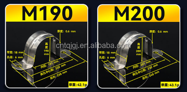 Metric Measurement System ZINC PVC Pipe Fitting Saddle Clamp Collar Clamp Split Pipe Saddle Clamp for Customized Solutions