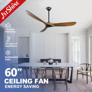 Quality 220v Solid Wood Ceiling Fan Low Power Consumption Power Efficient wholesale