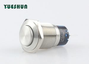 Quality 16mm High Head Metal Push Button Switch , Self Locking Push Button Switch NO NC wholesale