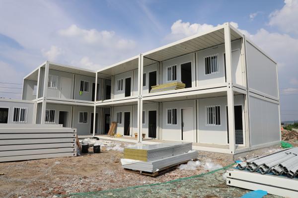 Detachable Prefabricated Shipping Container Houses Anti Seismic Mobile Prefab
