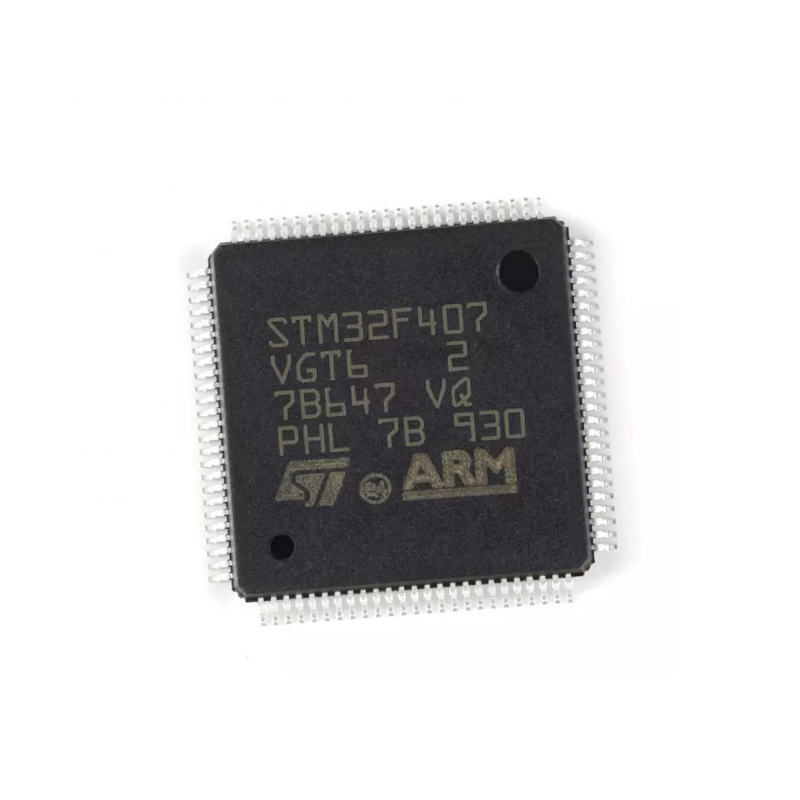 (Online Video Interview) STM32F407VGT6 STM32F407 LQFP-100 32-Bit Other Electronic Components Old ARM Emmc IC Chips STM32F407VGT6