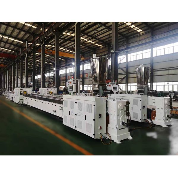 WPC Door Production Line/ PVC Wood and Plastic Composite Door Panel Production Making Machine /WPC Door Extrusion Line Supplier