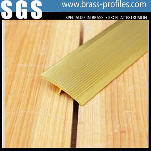 Cheap Brass Floor Extrusion T Layer Frame / Copper T Slot Framing for sale