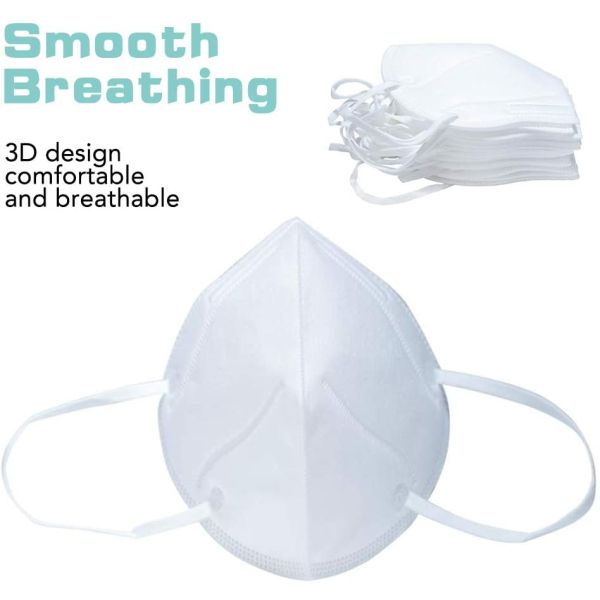 5 Layer Standard Earloop Face Mask , Anti Fog Haze KN95 Disposable Mouth Mask