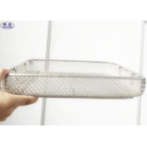Quality Sterilization Stainless Steel Mesh Basket Basket Medical Autoclave Tray wholesale