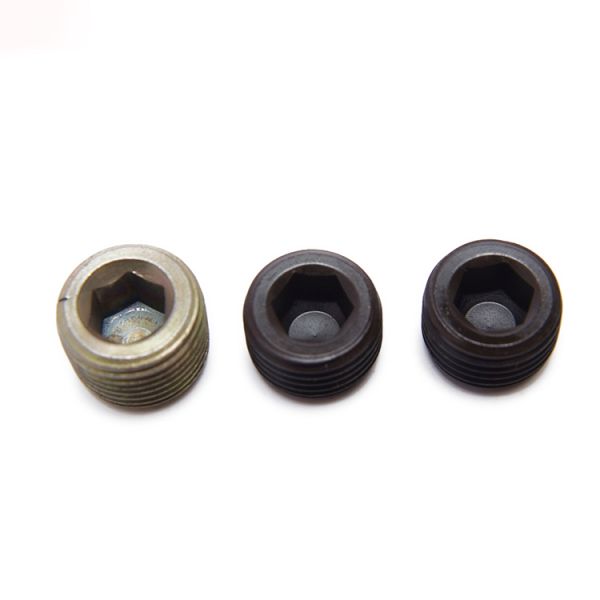 Metric Black Oxide Hexagon Socket Pipe Plugs Carbon Steel