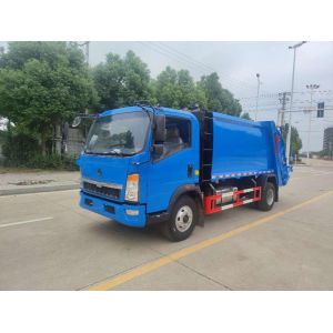 Quality HOWO 116 Engineering Emergency Vehicle , 6m3 Refuse Compactor Truck wholesale