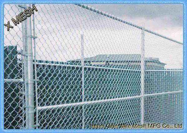 Cheap 11.5 Ga (0.11") Us Standard Galvanized black chain link fence for sale