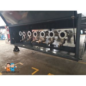 Aluminum Alloy Enclosed 40CBM Bitumen Liquid Tanker Trailer