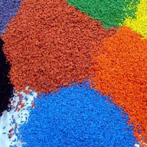 Quality Plastic Playground Crumb Rubber Granule Recycled Chipped Rubber Mulch wholesale