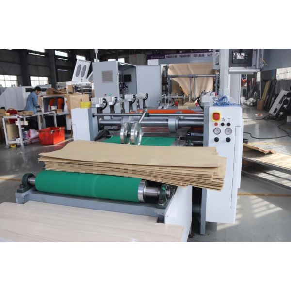 4 Color Square Bottom Paper Bag Machine 50HZ , Cement Paper Bag Making Machine