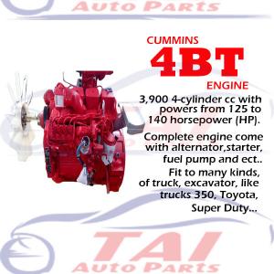 Quality 4BT 3.9L Complete Truck Engine For Cummins Truck Engineering Machinery wholesale