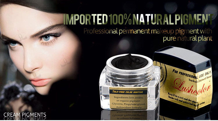 Pure Plant Toxin Free 3D Semi Permanent Makeup Pigments For Eyebrow Tattoo