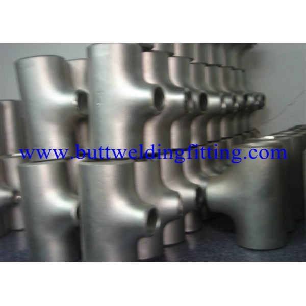 Stainless Steel Equal Tee Butt Welded Pipe Fittings Inconel 625 / NO6625 / NS336 / 2.4856