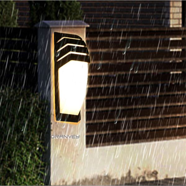 Shell Shape Up And Down Garden Lights , LED Outdoor Wall Lights With Spotlight Bulb Socket