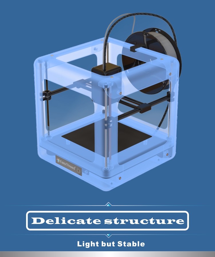 Easthreed Attractive Kids E3D 3D Printer Single Printing Head Easy Plug And Play