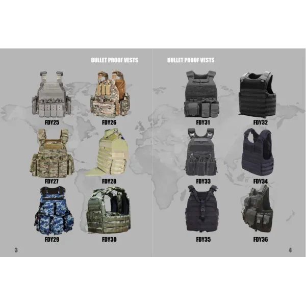 High Level Body Armour Bulletproof Vest with Adjustable Shoulder Straps