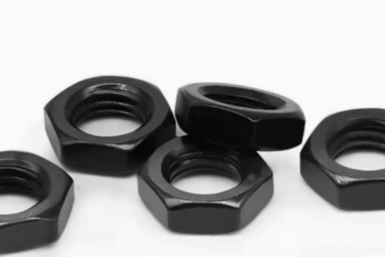 3/8 1/2 ASTM A193 A194 Hex Metal Thin Nut B7 B8 GR 8 8M ASME B16.5 Hexagon Metal Nut