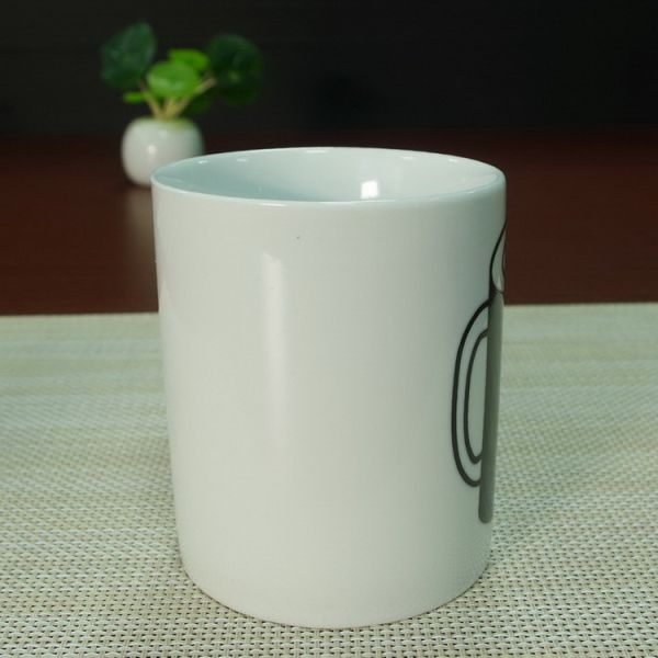 Souvenir gift coffee cup photo color changing ceramic mugs stocked