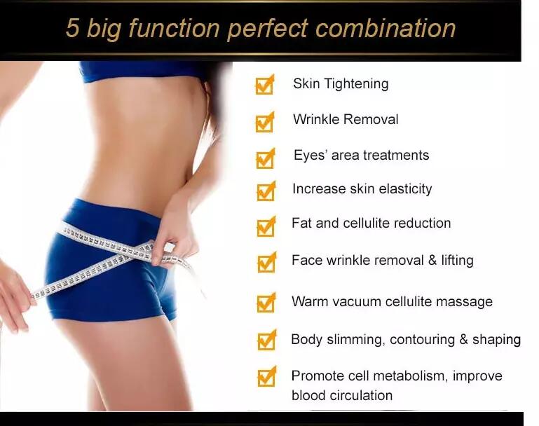 5 In 1 Vela Slimming Machine , Velashape Cellulite Reduction Machine For Face / Body Contouring