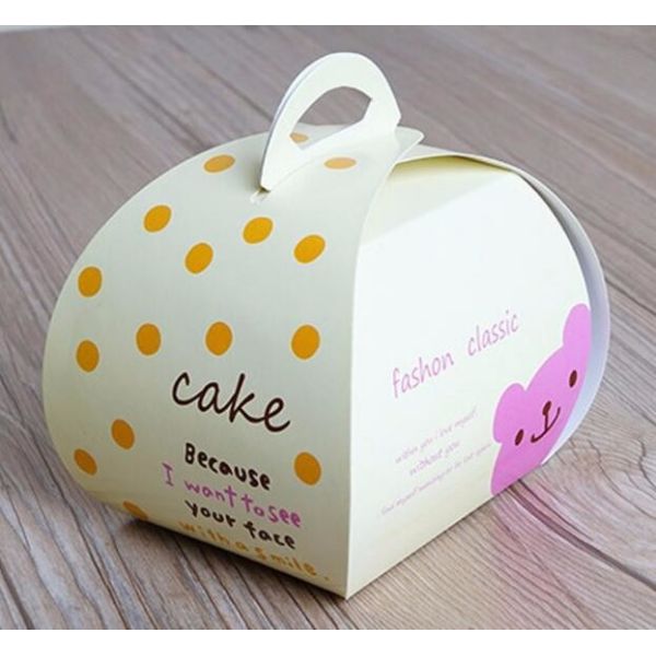 Cake Box Cake Packaging Container Food Paper Gift Box,Cheap Wholesale Custom Printed Matt Lamination Art Paper Cake Box