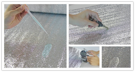 Double Side Reflective Insulation Foam 432N Edge Tearing Resistance Easy To Install