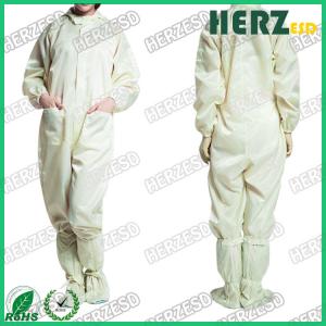 Quality Unisex Design ESD Protective Clothing / Anti Static Overalls For Electronic Industry wholesale