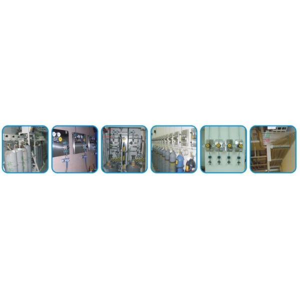 R1100 malaysia ss changeover nitrogen regulators, manual gas panel