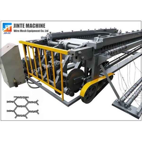 4.3m Automatic Three Twist Gabion Mesh Machine 150m/H Capacity