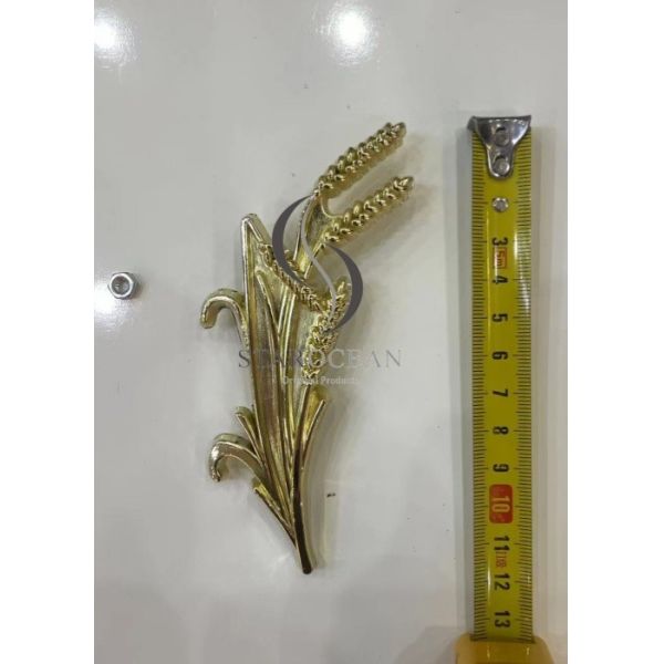 Gold Plated High Quality Metal Decorative Funeral Urn Hardware SGS Certified UD04