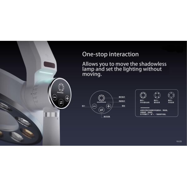 2500k - 5000k Dental Chair LED Light Oral Shadowless Surgical Light