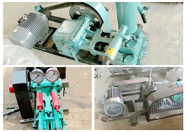 Small Single Cylinder BW160 Hydraulic Piston Pump , Triplex Plunger Pump