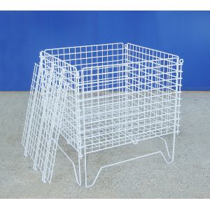 Quality Zinc Coated Industrial Wire Container Light Duty Structure Anti Rust wholesale