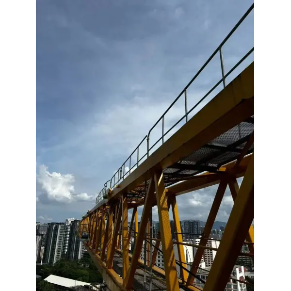 Mobile Lifting Tower 25t Lifting Cpacity Zoomlion D1200-64 Cranes for High-Rise Buildings