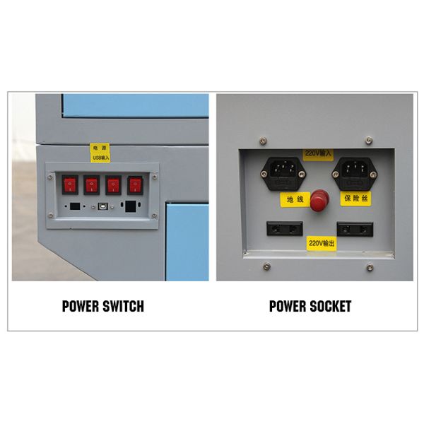 CO2 Laser Engraver 80W-200W for Water-cooled Wood Fabric Stone Paper Glass Acrylic Leather