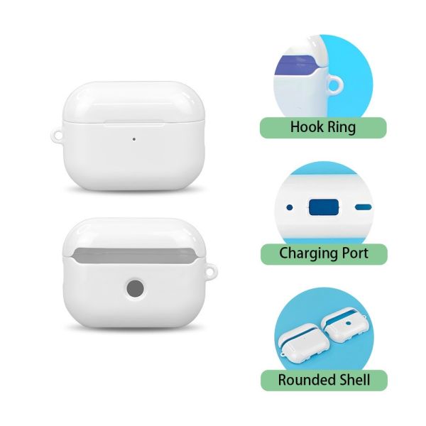 Sublimation For Air Pod Case Diy Logo Custom 3D PC Sublimation Blanks For Airpod Pro 2 Earphone Protective Cover