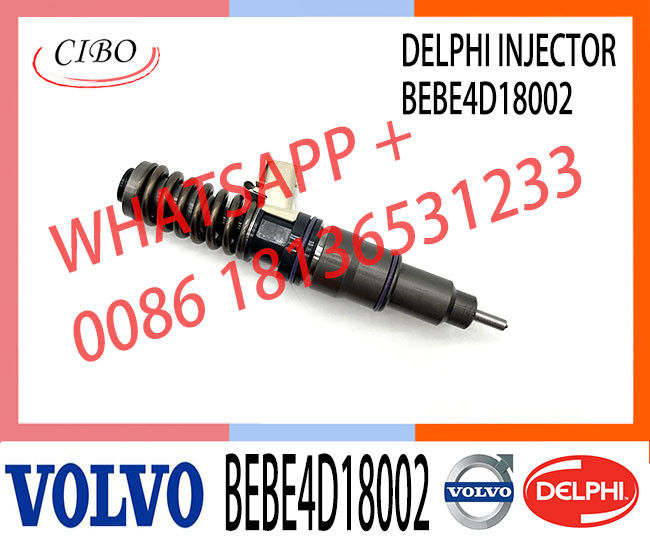 4 pin Diesel Fuel Injector 3801369 Common Rail Injector BEBE4D18002 For VOL Truck PENTA MD13