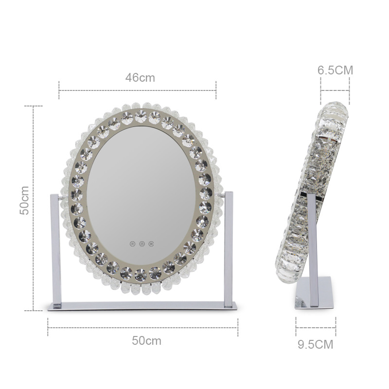 Maquillaje Led Makeup Mirror Brush Set Hollywood Lights