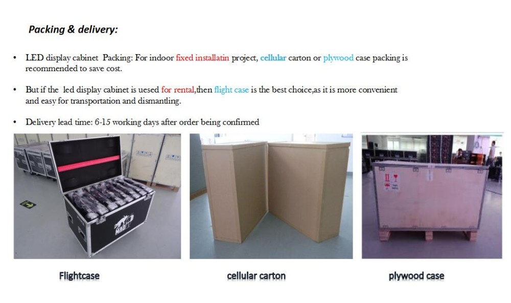 High Definition P3 P6 Conference Room Led Display 576*576mm Cabinet Size