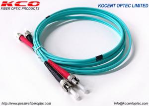 China OM4 OM5 40G 100G Fiber Patch Cord LSZH Duplex Simplex Optic ST on sale