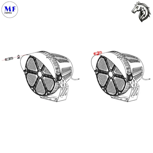 CE, RoHS, ETL, FCC IP65 Ik10 Waterproof 155lm/W 1000W Dimmable Outdoor Square Lighting LED Stadium Sport Light LED Tunnel Light LED High Mast Light