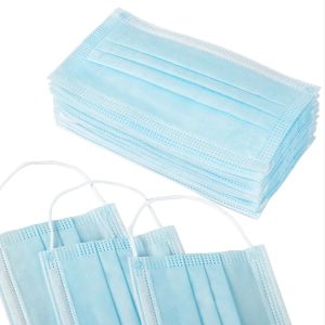 Quality Melt-blown fabric protective anti virus disposable civilian face mask wholesale
