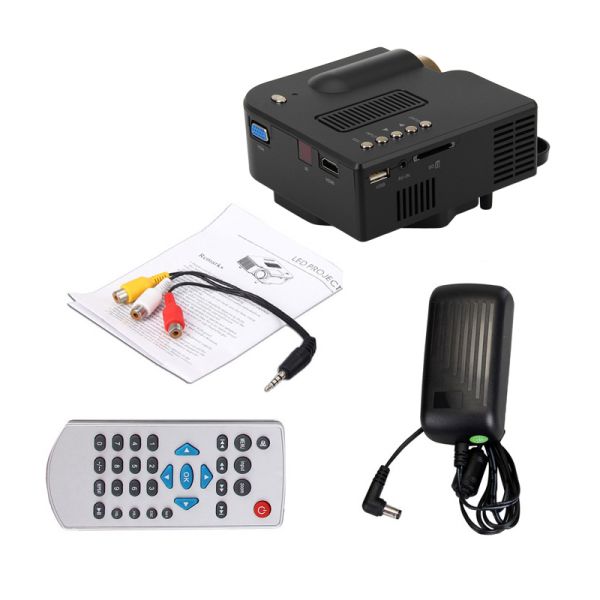 Multimedia HDMI Video Projector With Colorful Retail Package For Children Birthday Gift