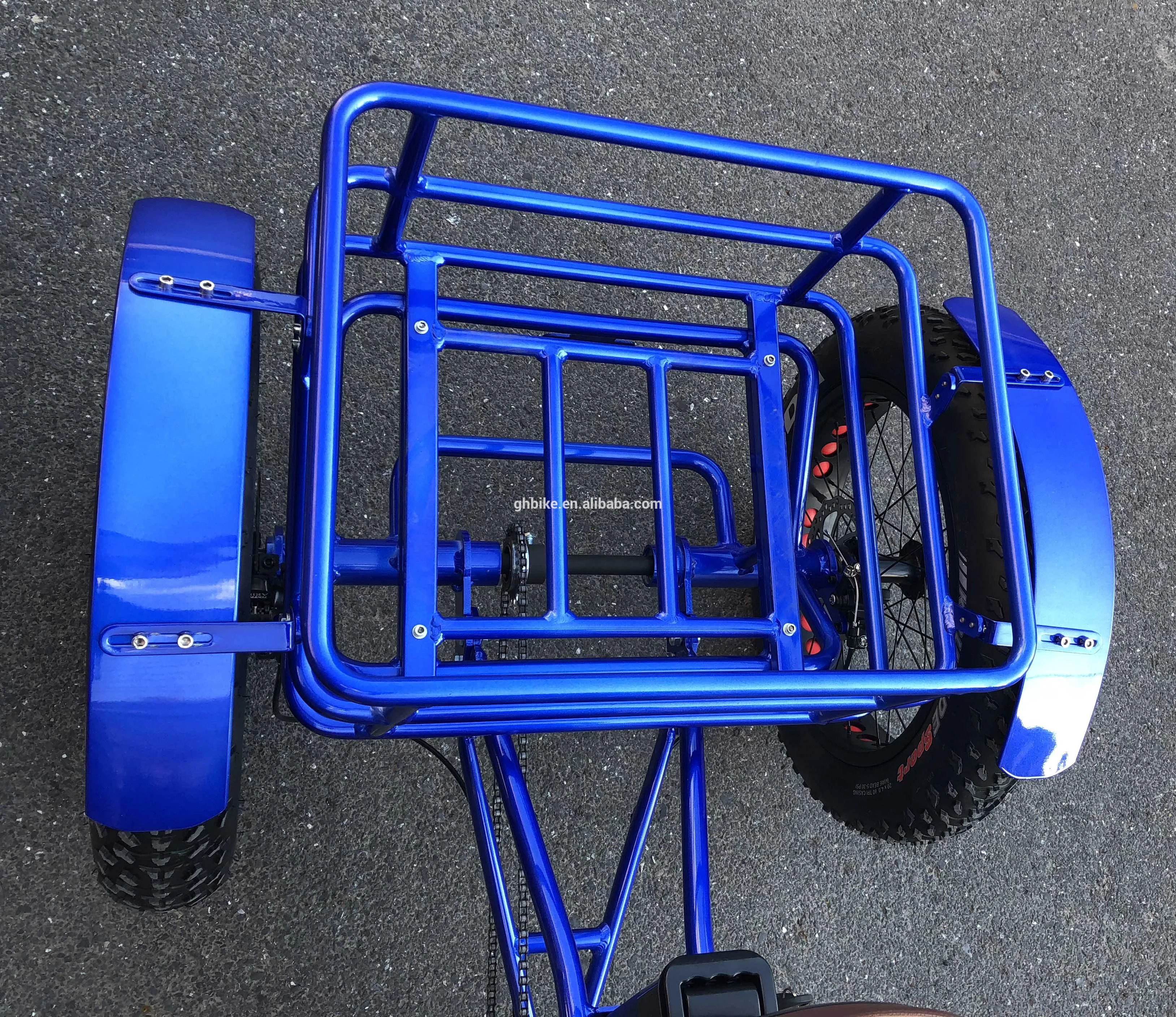 750W Electric Cargo Tricycle with Lithium Battery and Range of 31-60 km