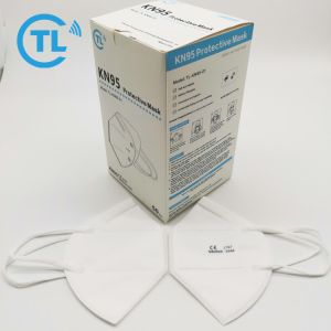 Stock CE EN149 FFP2 kn95 5 layer face mask disposable