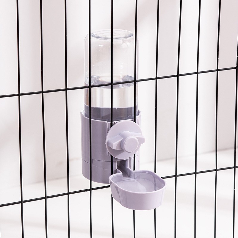 Dog Automatic Feeder Cat Self-Feeding Machine Dog Food Cat Bowl Food Bowl Anti-Overturn Pet Iron Cage Hanging Bowl