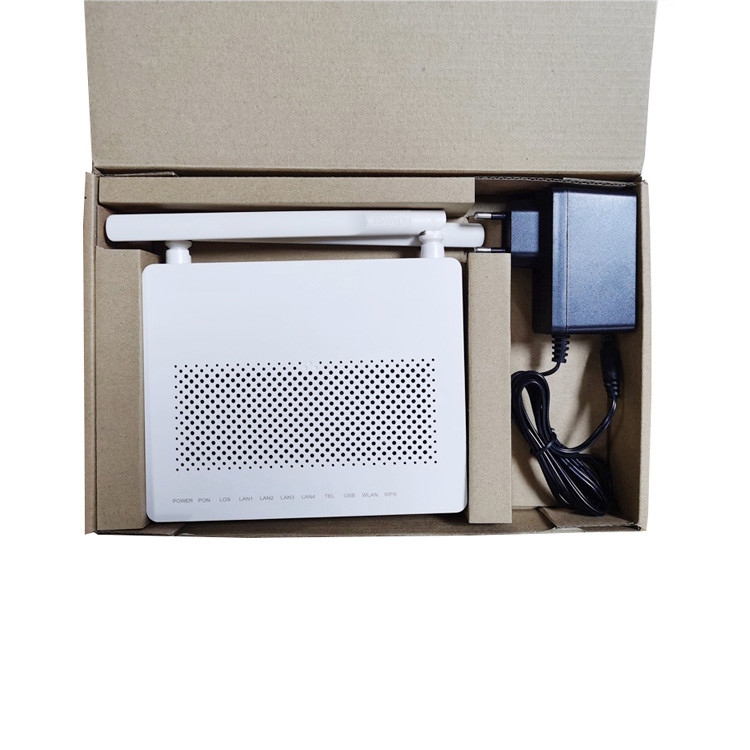 HG8546M Optical router with 5DBI Antenna XPON ONU WIFI 1USB ONU ONT English Version 8546m 1ge 3fe single wifi gpon epon