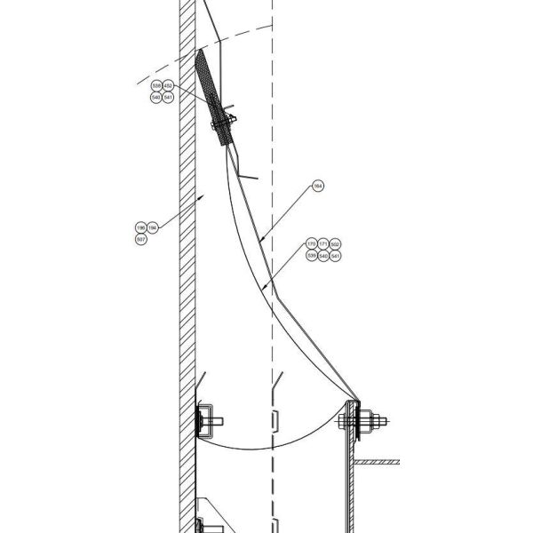 NBR Lip Profile Floating Roof Tank