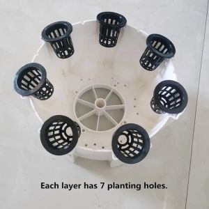 Aeroponic Towers Vertical Hydroponic System Balcony Vegetable Soilless